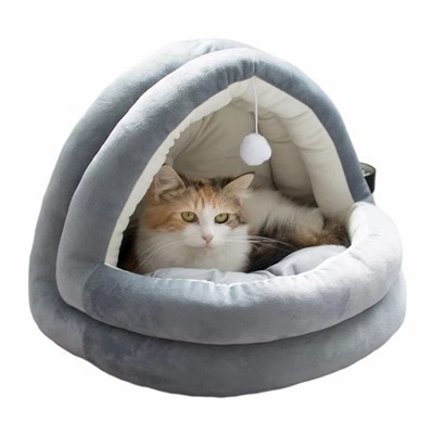 Behagelig beroligende hunde kattebed