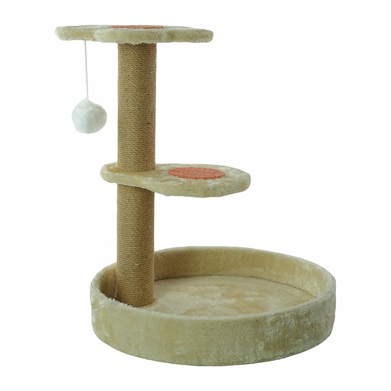 Wood Scratching Post Cat Tree